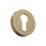 Cooke & Lewis Lormel Euro Escutcheon (Pair) Satin Brass 50mm