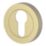 Cooke & Lewis Lormel Euro Escutcheon (Pair) Satin Brass 50mm