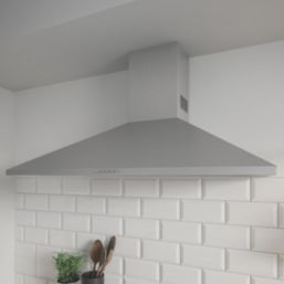 Cooke & Lewis CLCHS90 Chimney Hood Stainless Steel 900mm