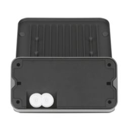 Lutec Atlantis Outdoor LED Anti-Glare Floodlight With PIR Sensor Dark Grey 14W 2000lm