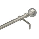 Renaissance Brushed Nickel Curtain Pole 28/25mm x 120-210cm