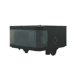 Brackenheath iSpot Bollard Indoor & Outdoor Black PIR & Photocell Sensor Module 180°