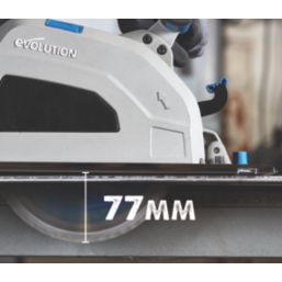 Evolution S210CCS 1800W 210mm  Electric Heavy-Duty Metal Cutting Circular Saw with Chip Collection 230V