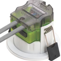 Luceco FType Mk 2 Flat Fixed  Fire Rated LED Downlight Dim to Warm & CCT White 4-6W 675/690lm