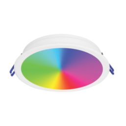 Sylvania Sylsmart Fixed  LED Ultra Slim RGB & Tuneable White Smart Ceiling Light White 15W 1500lm