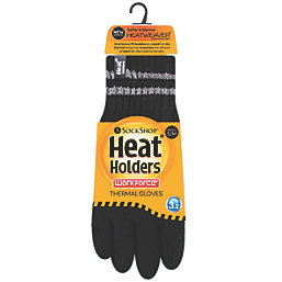 SockShop Heat Holders Thermal Gloves Black Small / Medium
