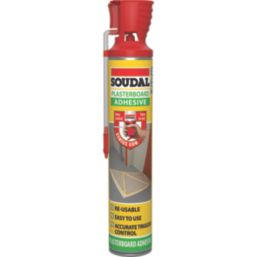 Soudal Genius Gun Plasterboard Adhesive PU Foam Hand-Held 750ml