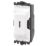 MK Grid Plus 20A Grid DP Key Switch White  with Colour-Matched Inserts