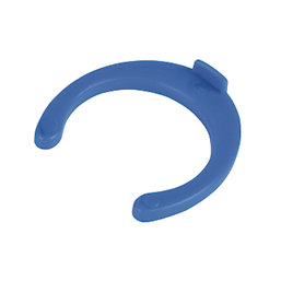 FloPlast FloFit+ Plastic Collet Clips Blue 15mm 50 Pack