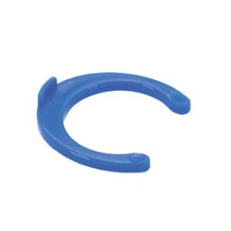 FloPlast FloFit+ Plastic Collet Clips Blue 15mm 50 Pack