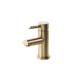 ETAL Juke Brushed Brass 150mm Cloakroom Lever Mono Basin Mixer Tap