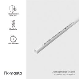 Flomasta   PE-X Pipe 22mm x 3m White