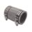 FloPlast WF08  Flexi Waste Straight Coupling Grey 38-45mm x