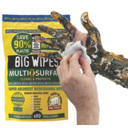 Big Wipes  Multi-Surface Bio Wipes Refill 80 Pack