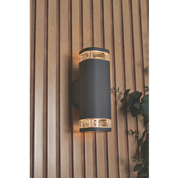 Zinc EOS Outdoor Up & Down Wall Light Anthracite