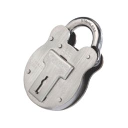 Squire 555 Stainless Steel  Weatherproof   Padlock 51mm 1 Pack