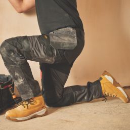 Site Brochman Stretch Holster Pocket Trousers Black/Grey 30" W 32" L