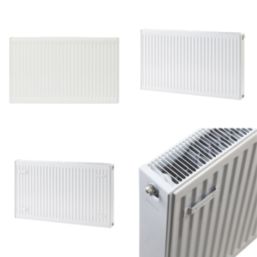 Flomasta 600mm x 1000mm 5832BTU White Type 22 Convector Radiator