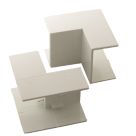 Tower  Internal Trunking Corner 38mm x 25mm 2 Pack
