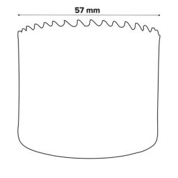 Erbauer  Multi-Material Holesaw 57mm