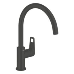 Grohe Start Cumbria Single Lever Kitchen Sink Mixer Tap Matt Black