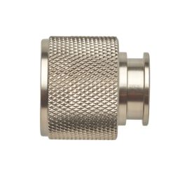 Elite Knobs & Handles Kensington Knurled Cabinet Knob Brushed Nickel 25mm