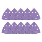 Trend  AB/OSC/180A 180 Grit 6-Hole Punched Multi-Material Abrasive Sanding Sheets 93mm x 93mm 10 Pack