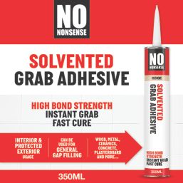 No Nonsense  Solvented Grab Adhesive Beige 310ml