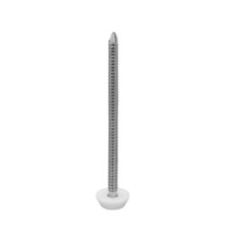 FloPlast Nails White Head A4 Stainless Steel Shank 3mm x 65mm 100 Pack