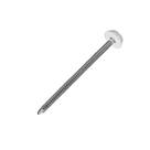 FloPlast Nails White Head A4 Stainless Steel Shank 3mm x 65mm 100 Pack