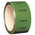 Essentials CWS Pipe Marking Tape Green 33m x 50mm