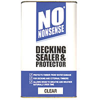 No Nonsense Decking Sealer & Protector Clear 5Ltr