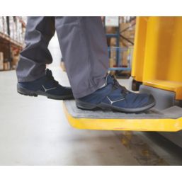 Delta Plus Positano  Size 4  Blue   Steel Toe Cap Safety Trainers