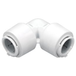 FloPlast FloFit+ Plastic Push-Fit Equal 90° Elbow 28mm