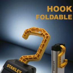 Stanley 13A 3-Gang Unswitched  Power Strip With Foldable Hook Black 3m