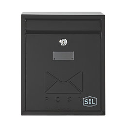 Smith & Locke  Compact Post Box Black Powder-Coated