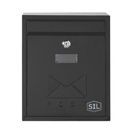 Smith & Locke  Compact Post Box Black Powder-Coated
