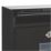 Smith & Locke  Compact Post Box Black Powder-Coated