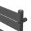 Flomasta Flat Bar 800mm x 400mm 1075BTU Anthracite Vertical Designer Radiator