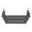 Flomasta Flat Bar 800mm x 400mm 1075BTU Anthracite Vertical Designer Radiator