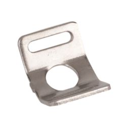 Essentials Stainless Steel Cable Tie Bases (M6) Metallic 1.75cm x 1.25cm 100 Pack