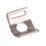 Essentials Stainless Steel Cable Tie Bases (M6) Metallic 1.75cm x 1.25cm 100 Pack