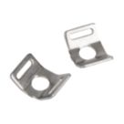 Essentials Stainless Steel Cable Tie Bases (M6) Metallic 1.75cm x 1.25cm 100 Pack