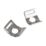 Essentials Stainless Steel Cable Tie Bases (M6) Metallic 1.75cm x 1.25cm 100 Pack