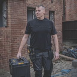 DEWALT  Short Sleeve 3D T-Shirt Black X Large 45-47" Chest