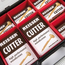 Reisser Cutter PZ Countersunk Screw Chunky Trade Case 1222 Pack