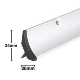 Stormguard Rain Deflector Matt Silver  914mm