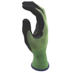 MCR Safety Greenknight Cut-Resistant Gloves Green/Black Large