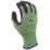 MCR Safety Greenknight Cut-Resistant Gloves Green/Black Large
