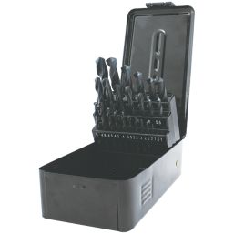 Straight Shank Metal Drill Bit Set 25 Pieces
